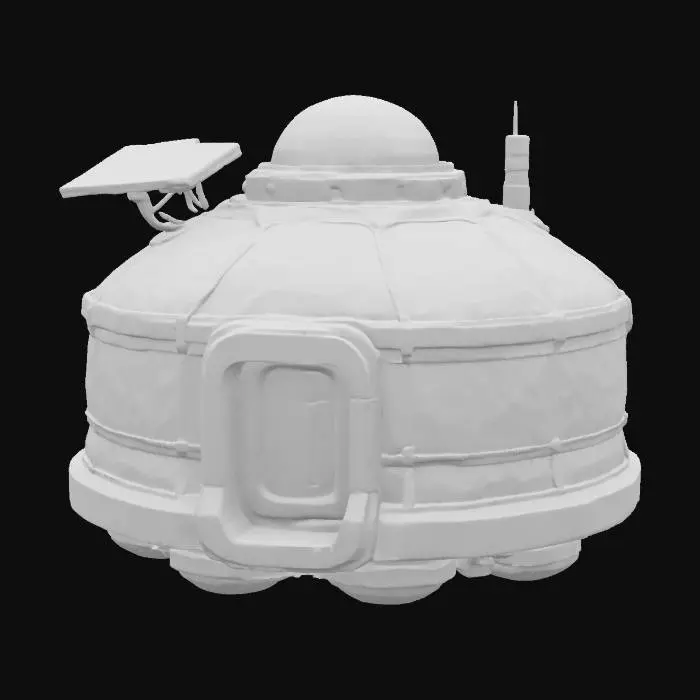 3D model for [Mongolia] Space Ger (Yurt), #AroundTheWorld#