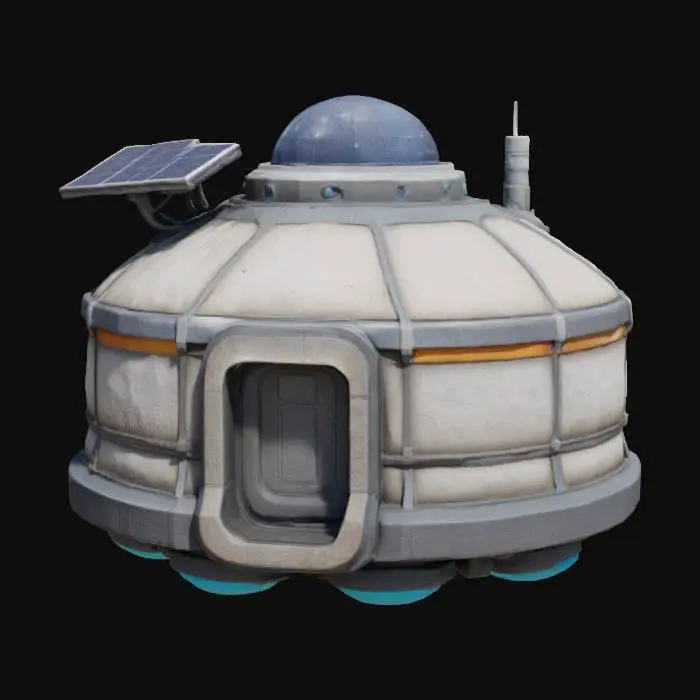 3D model for [Mongolia] Space Ger (Yurt), #AroundTheWorld#