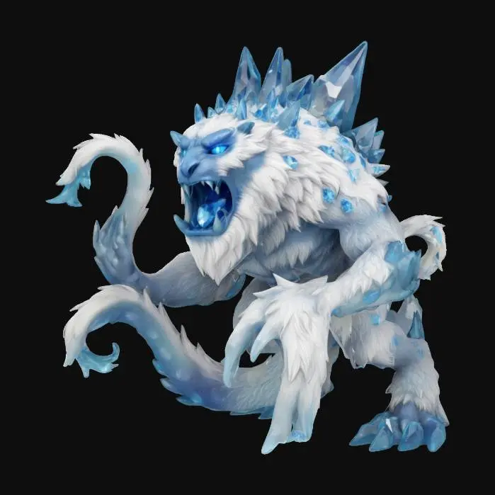 3D model for [Antarctica] Mythical Woolly Kraken, #AroundTheWorld#