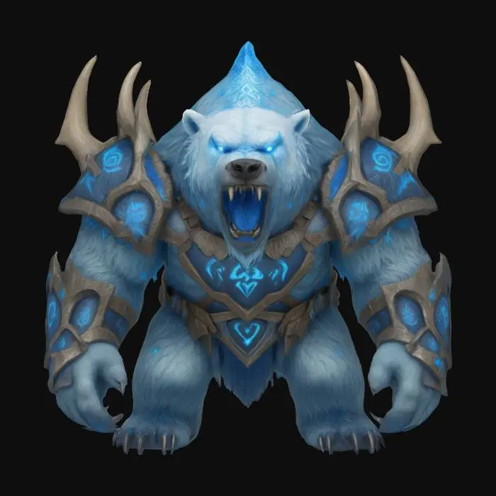 3D model for [Antarctica] Blizzard Sovereign Bear , #AroundTheWorld#