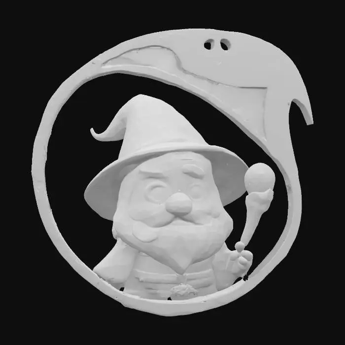 3D model for Wizard emblem , #emblem#