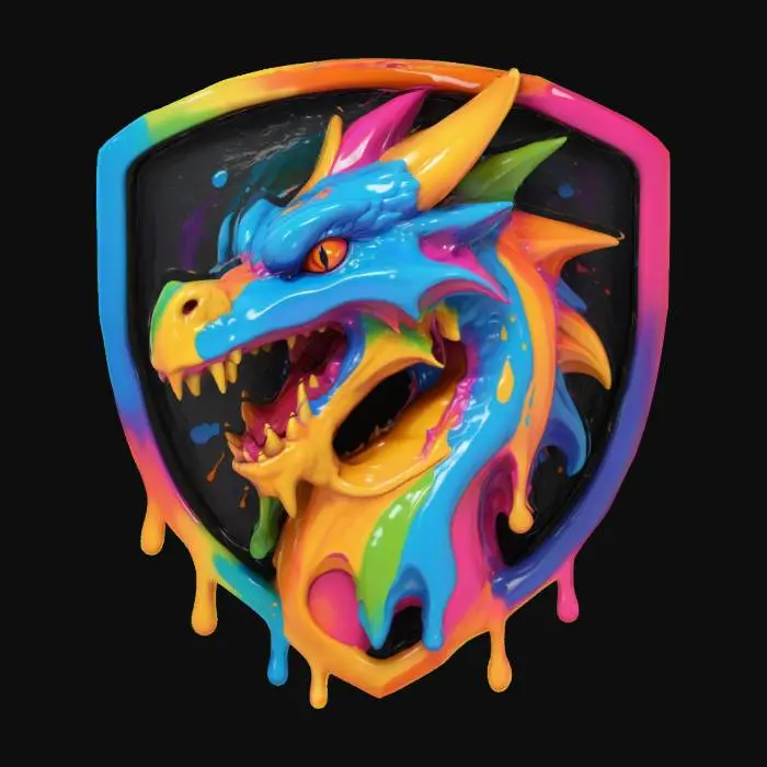3D model for Chromatic Dragon Emblem, #emblem#