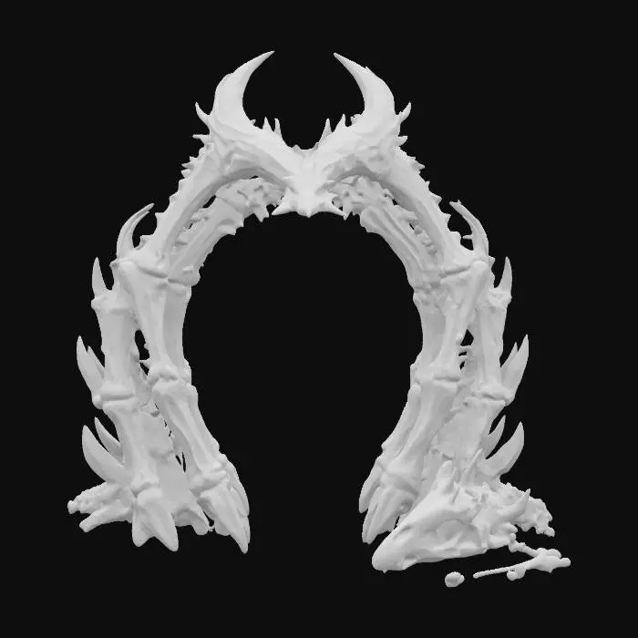 3D model for Dragon Bone, #arch#