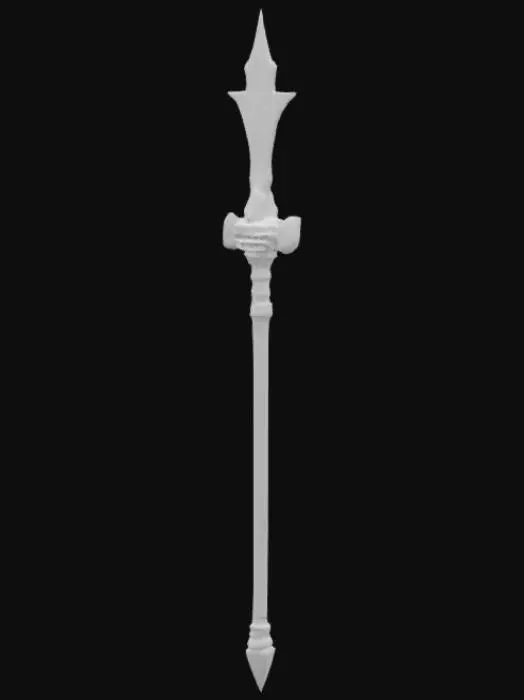3D model for black myth wukong erlang, the sacred divinity three-pointed two-edged spear