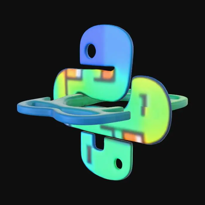 3D model for Python Tkinter Logo