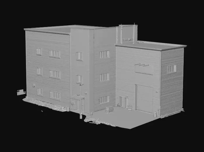 3D model for Lux Magnet Facility Exterior