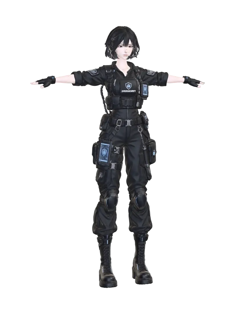 Game Development / Asset Showcase - Visor 3D model, vytvořený pomocí AI