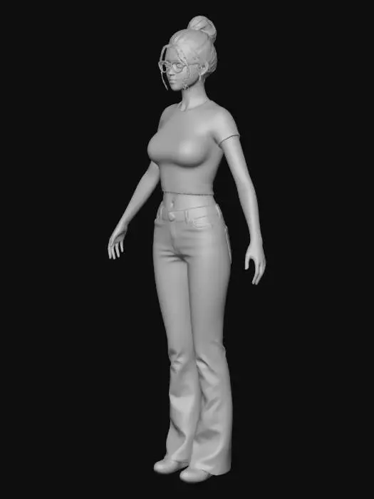 3D model for Casual Elegance
