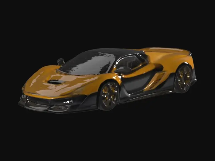 3D model for Sleek Orange Marvel