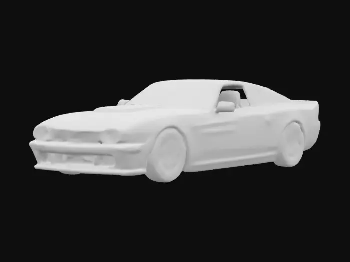 3D model for Classic Car Showcase