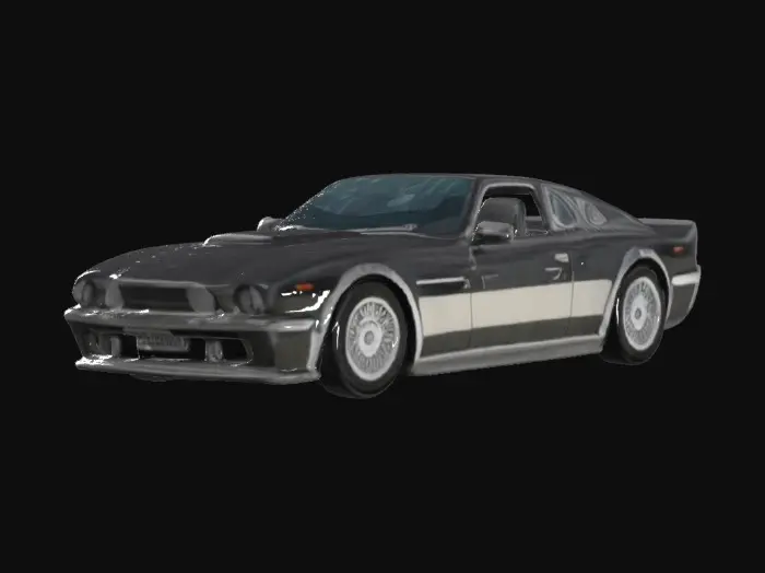 3D model for Classic Car Showcase