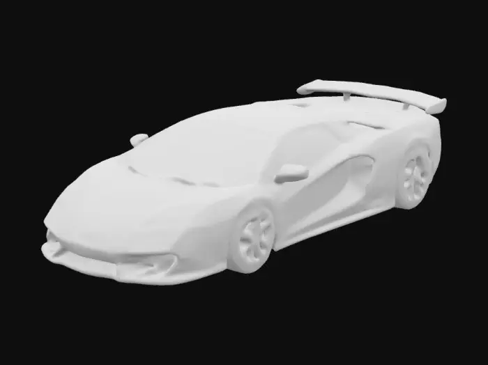 3D model for Yellow Speedster on the Bridge