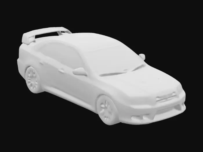 3D model for White Lancer Evolution