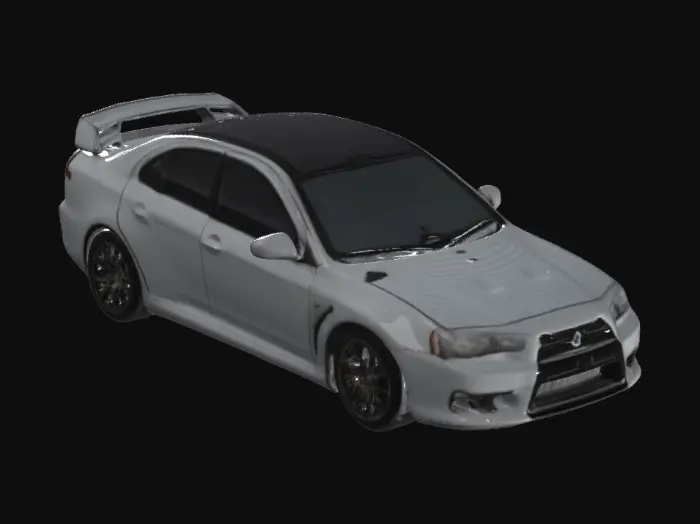 3D model for White Lancer Evolution
