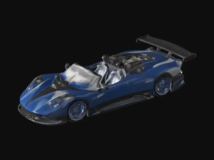 3D model for Blue Speedster
