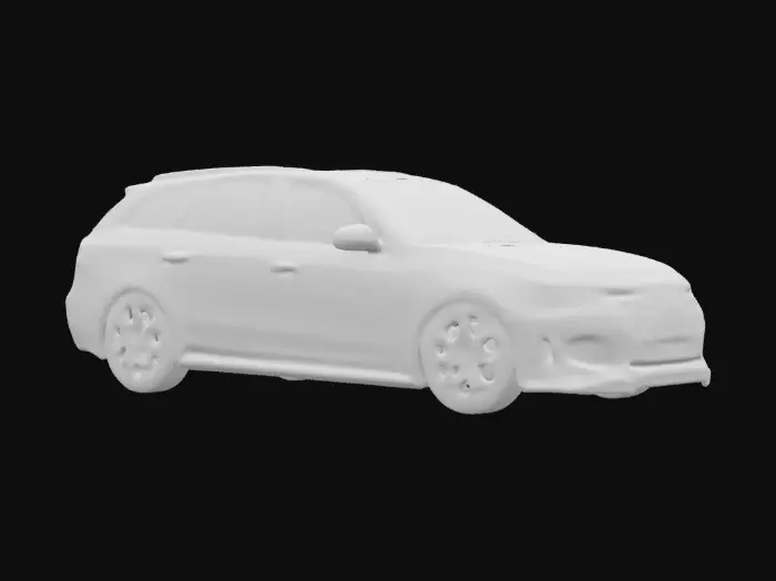 3D model for Silver Wagon Elegance