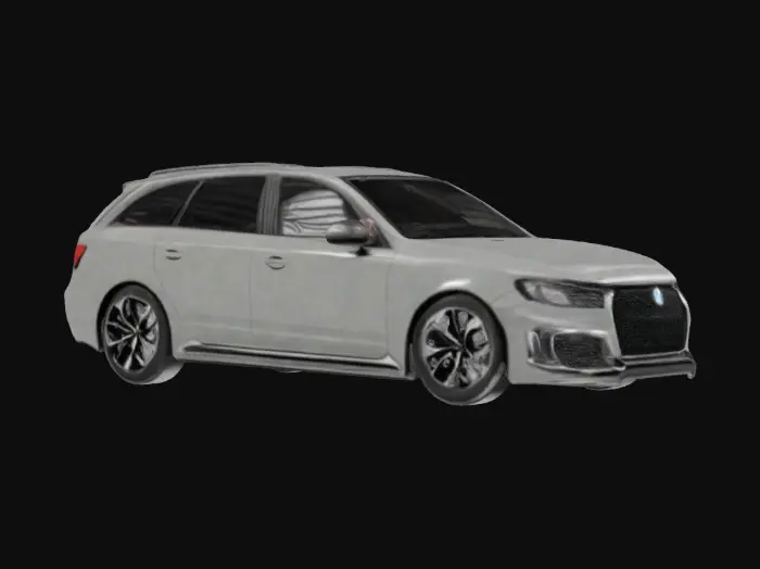 3D model for Silver Wagon Elegance