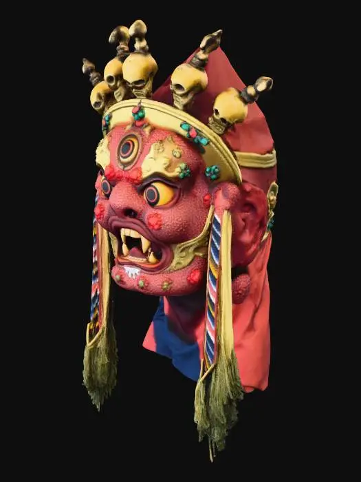 3D model for Vajrapani Mask