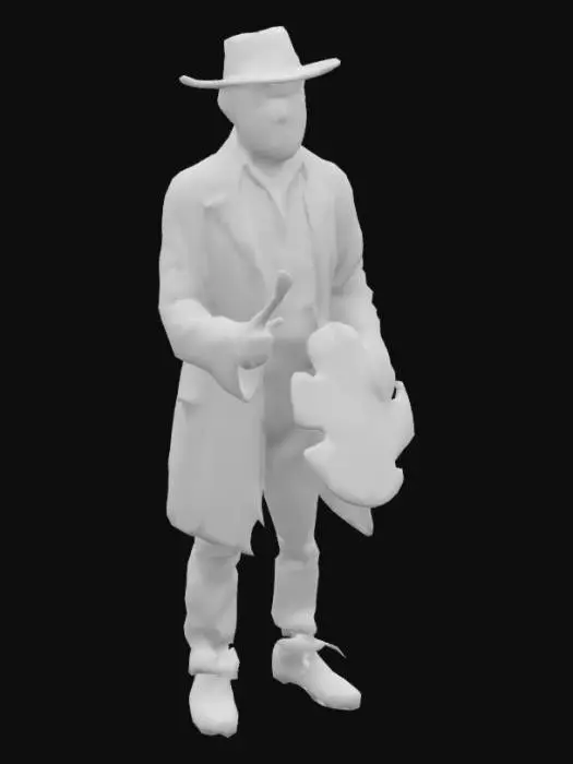 3D model for 3D full-body model of the artist Vincent van Gogh