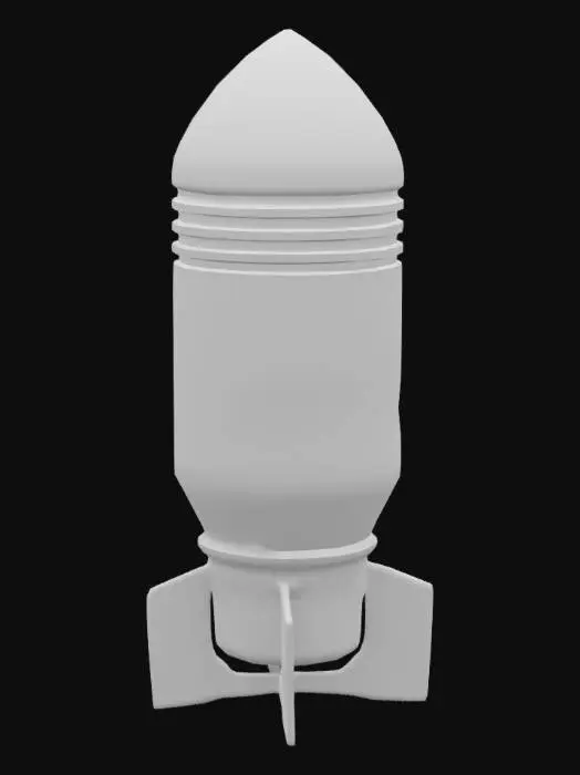 3D model for Golden Rocket Icon