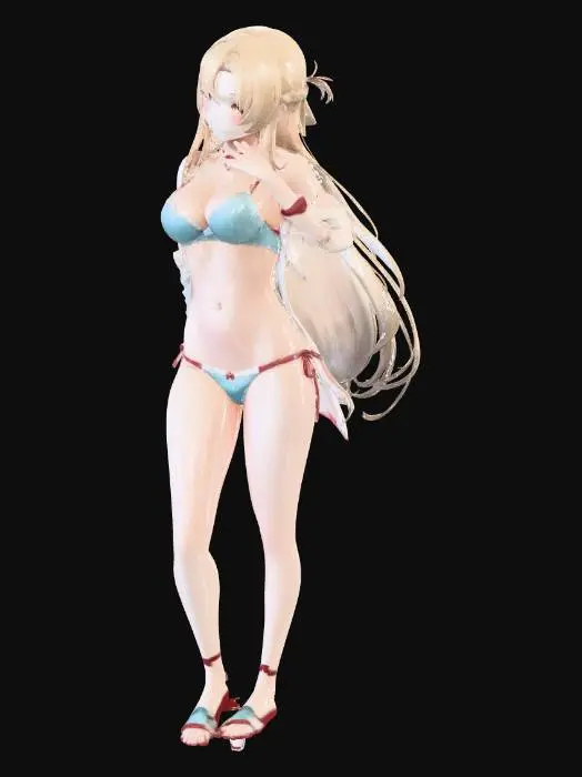 3D model for Anime Summer Day