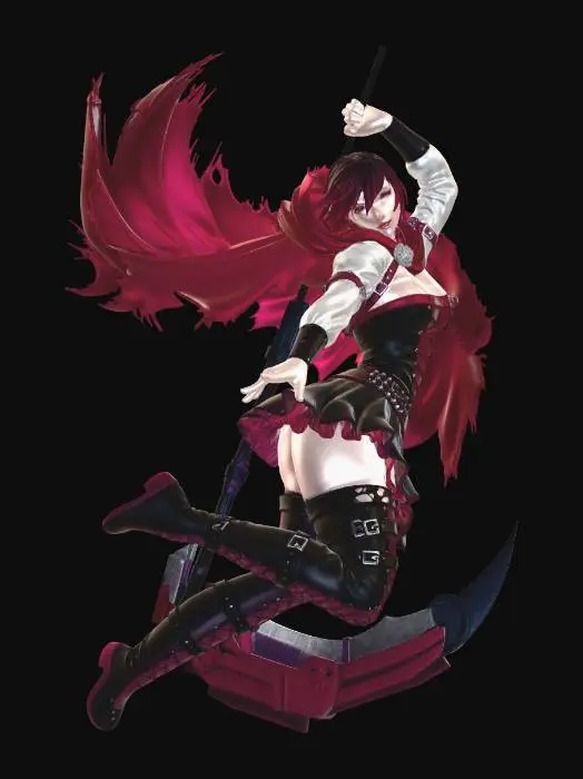 3D model for Crimson Moon Warrior