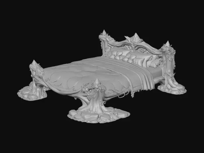 3D model for Enchanted Forest Bed