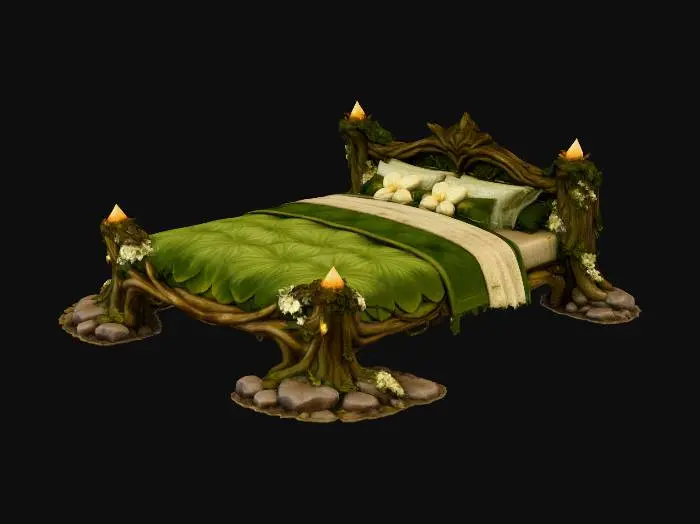 3D model for Enchanted Forest Bed