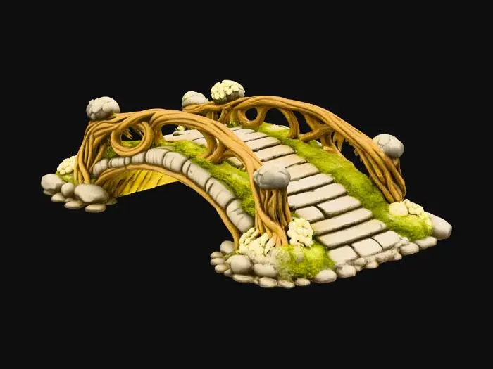 3D model for Enchanted Wooden Bridge
