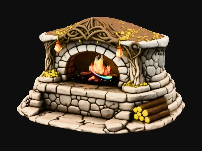 3D model for Enchanted Hearthstone