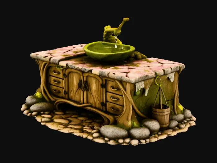 3D model for Rustic Enchantment Basin