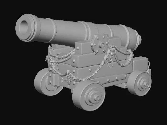 3D model for Pirate Artillery