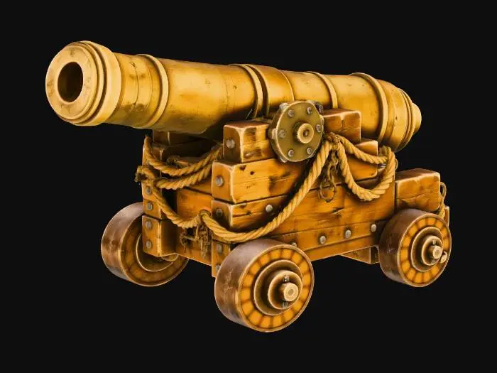 3D model for Pirate Artillery