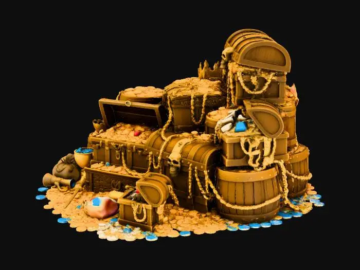 3D model for Pirate's Bounty