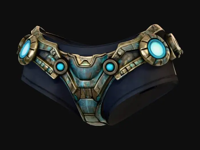 3D model for Female Guardian Armor