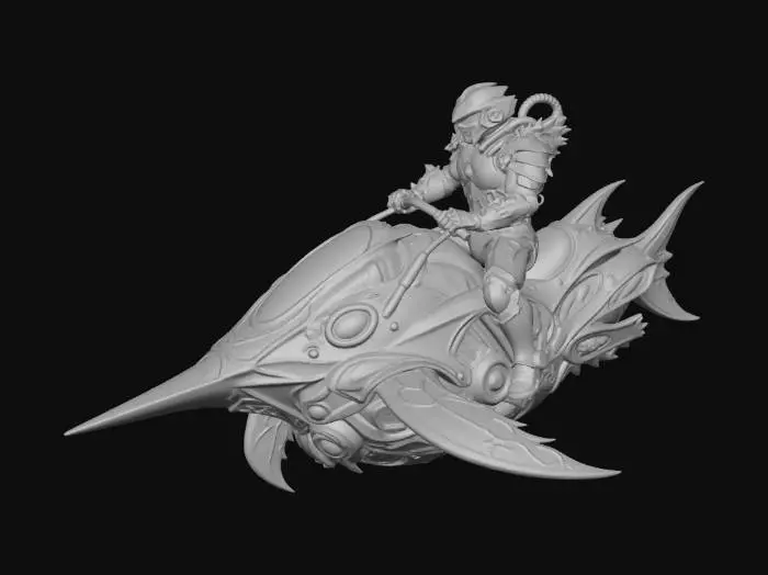 3D model for Atlantean Speeder