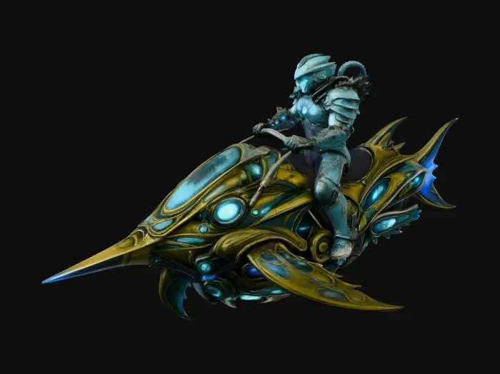 3D model for Atlantean Speeder