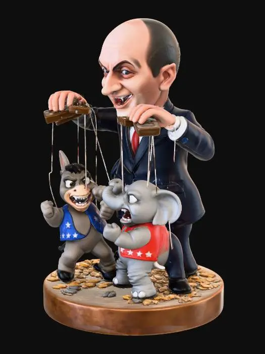 3D model for Political Puppeteer