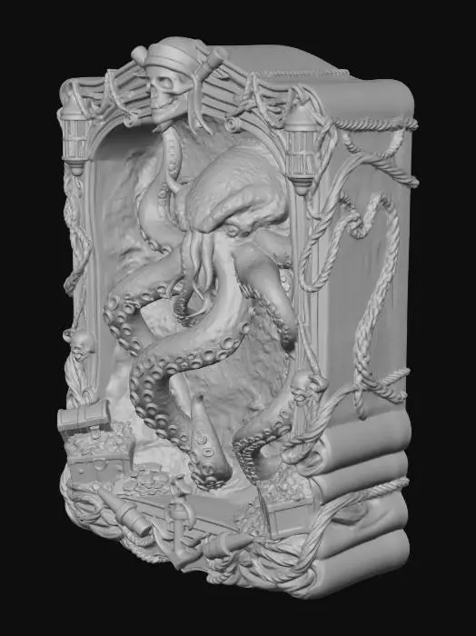 3D model for Kraken's Treasure
