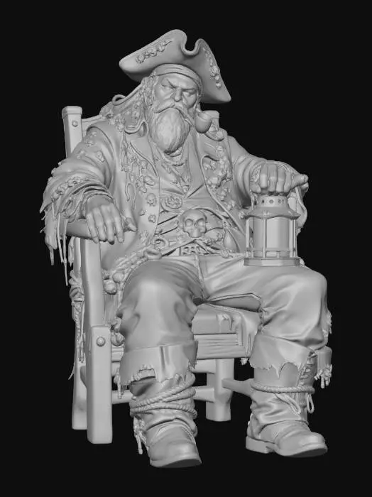 3D model for Pirate Captain's Vigilance