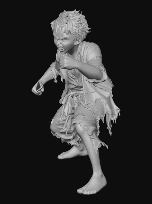 3D model for Angry Cabin Boy