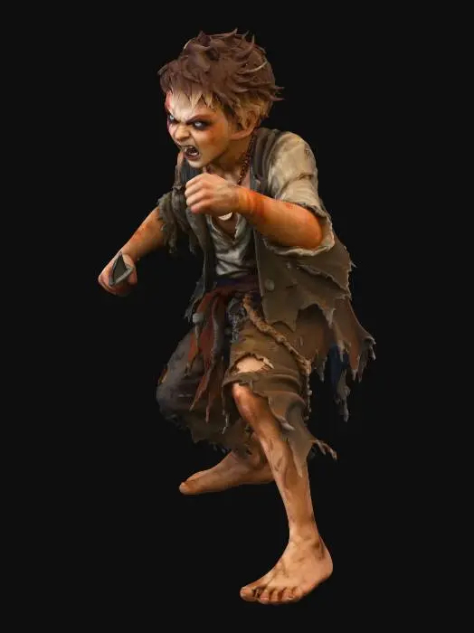 3D model for Angry Cabin Boy