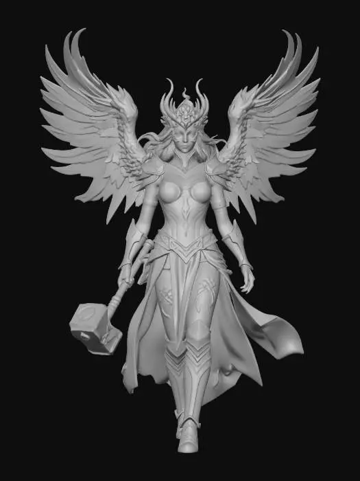 3D model for Fire Valkyrie
