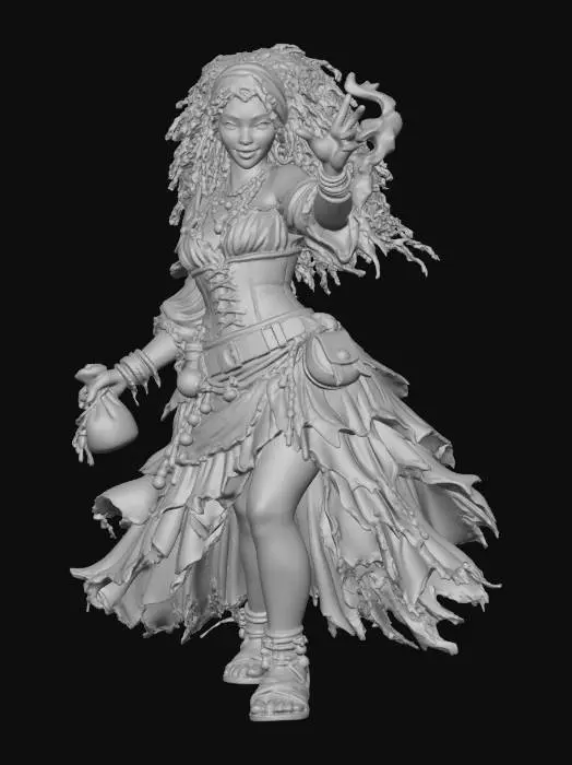 3D model for Mystic Wanderer