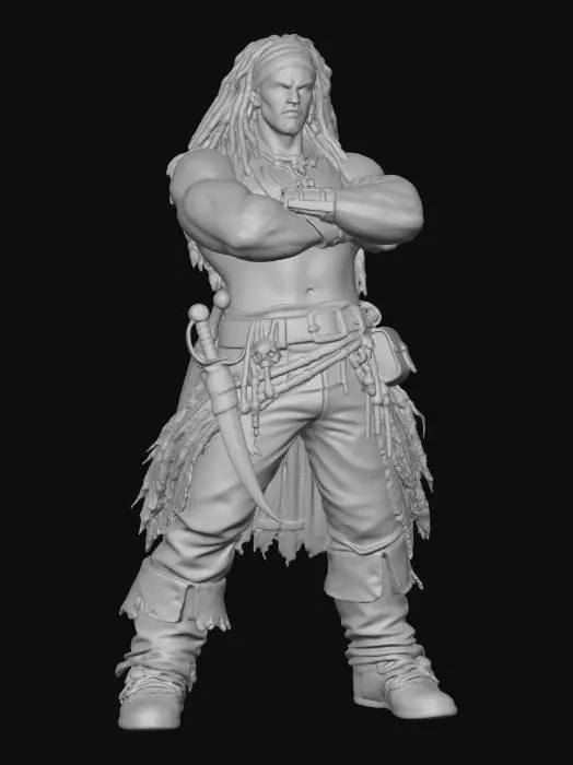 3D model for Warrior's Resolve