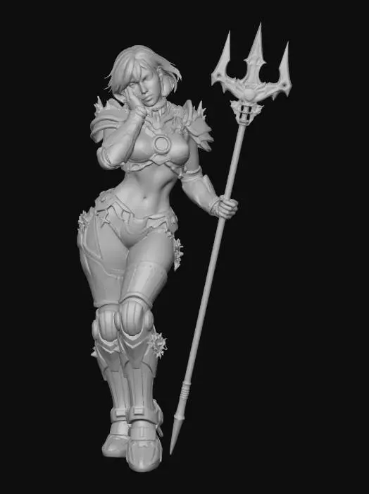 3D model for Warrior of the Elements