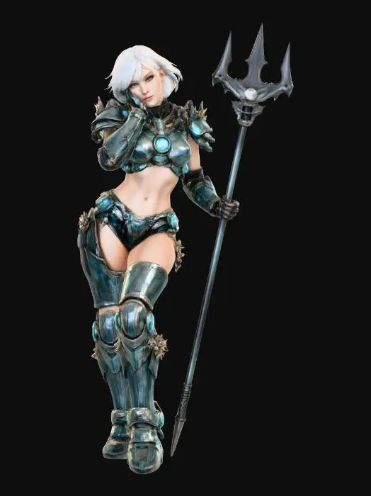 3D model for Warrior of the Elements