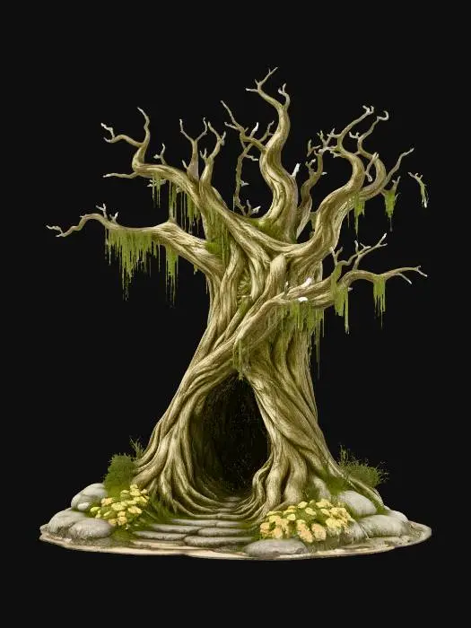 3D model for Enchanted Hollow Tree