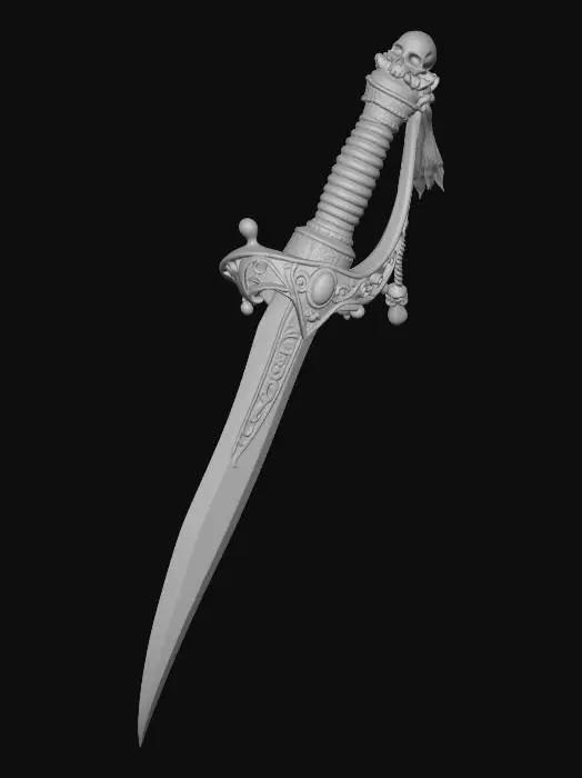 3D model for Pirate Dagger