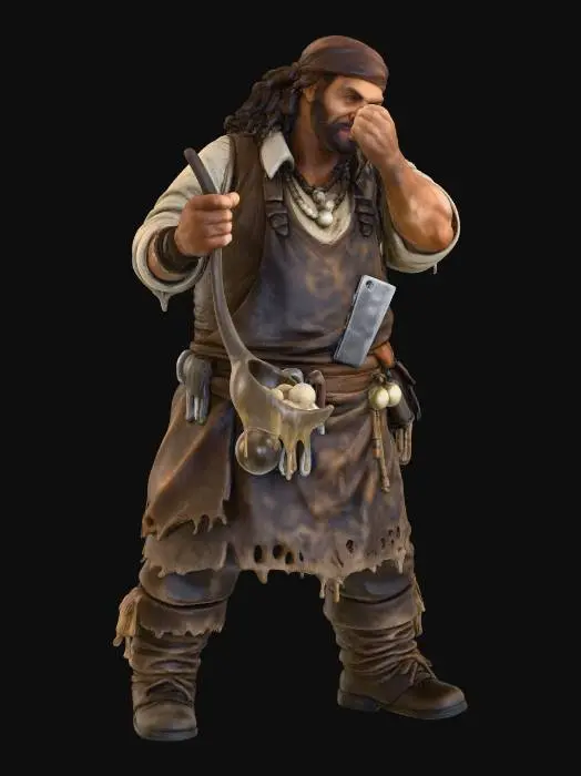 3D model for The Weary Cook